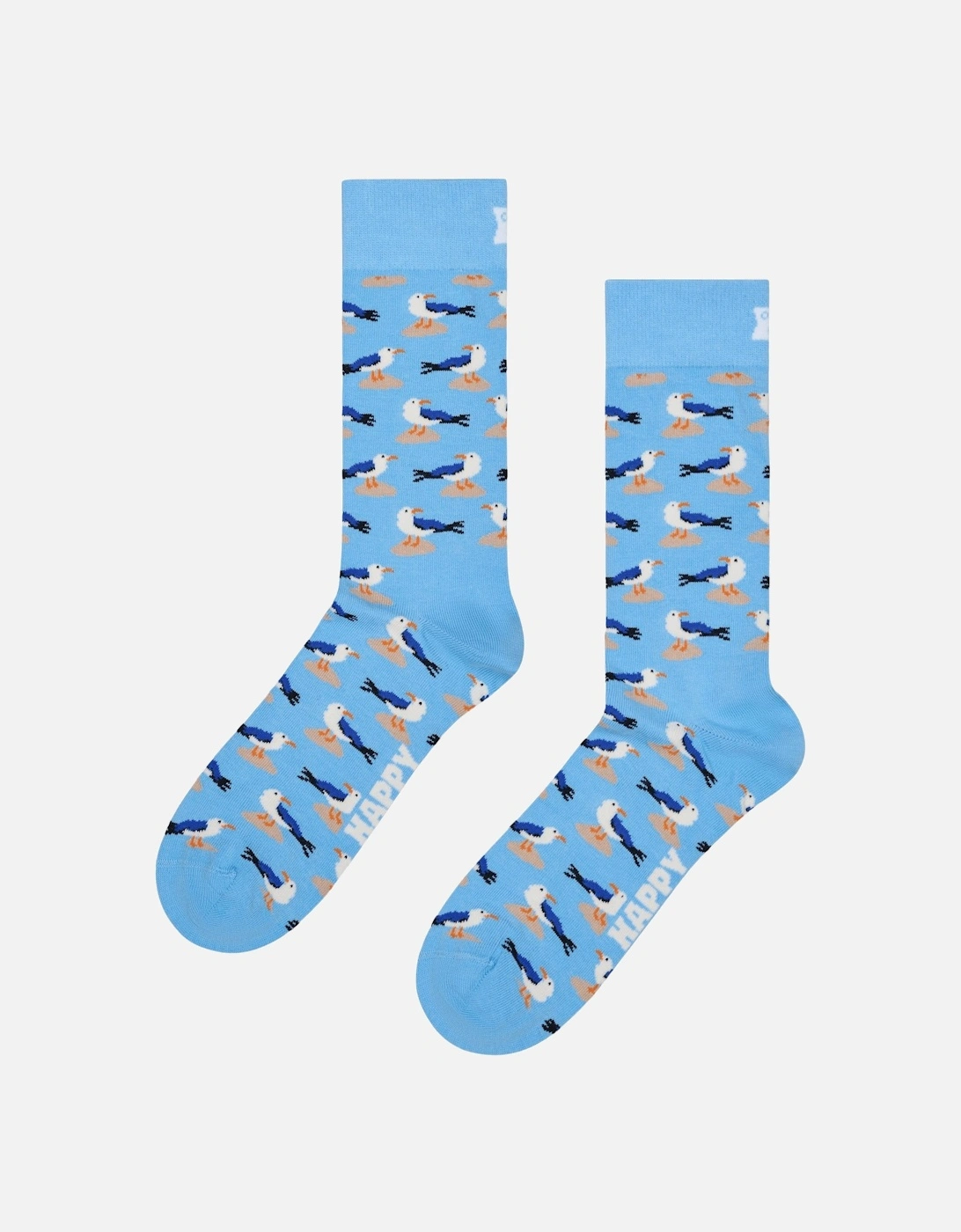 Seagull Socks, Light Blue, 2 of 1