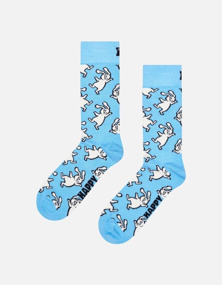 Easter Bunny Sock, Light Blue