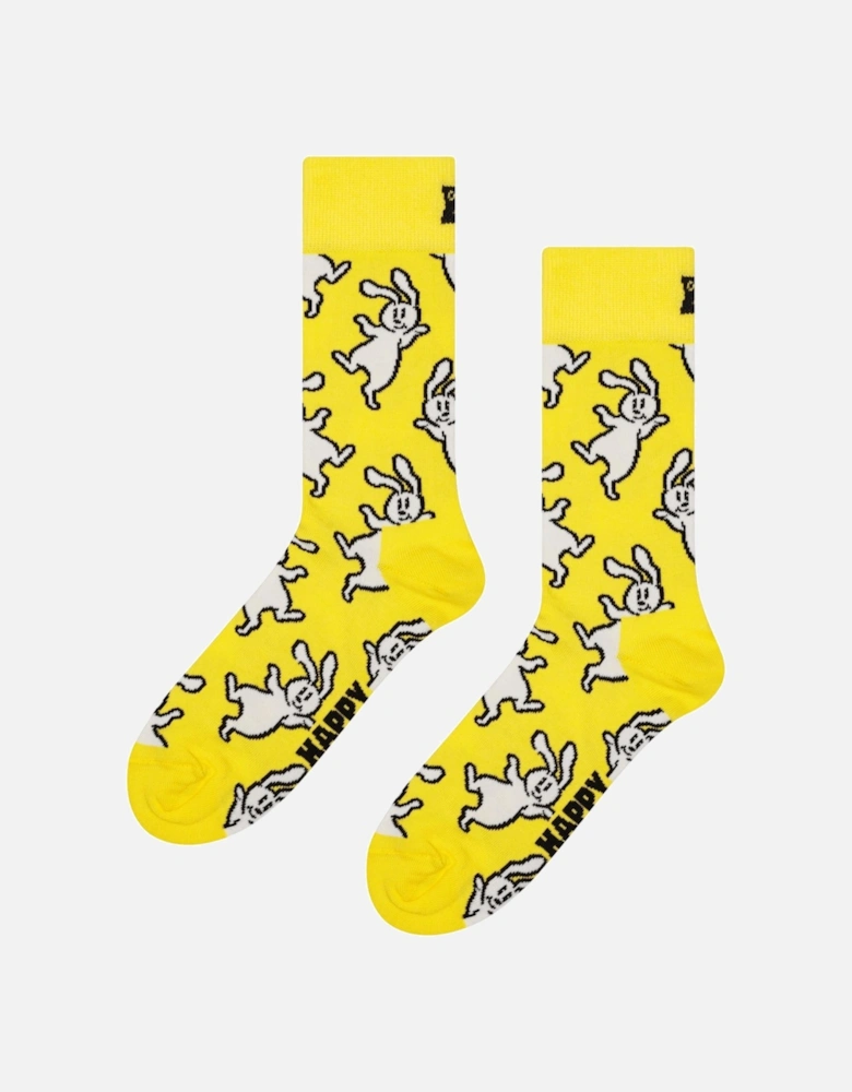 Easter Bunny Sock, Yellow