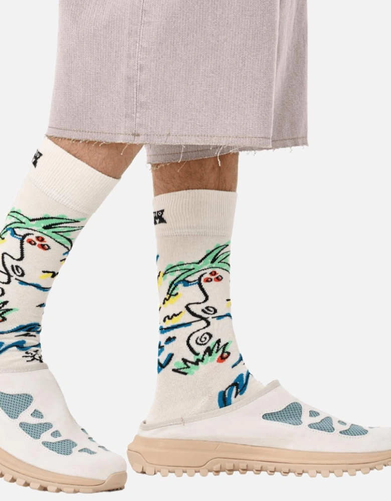 Surfer Socks, White