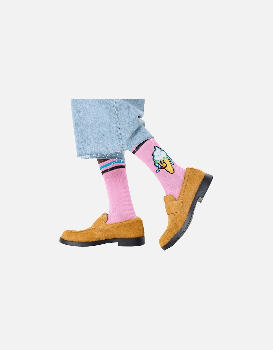 Ice Cream Socks, Pink