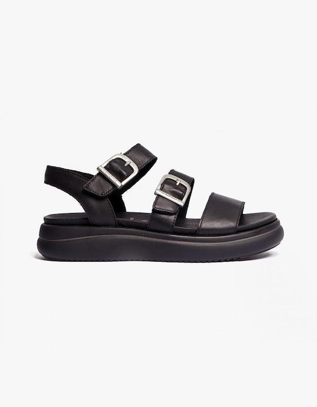 DONATELLA Womens Sandals Black, 7 of 6