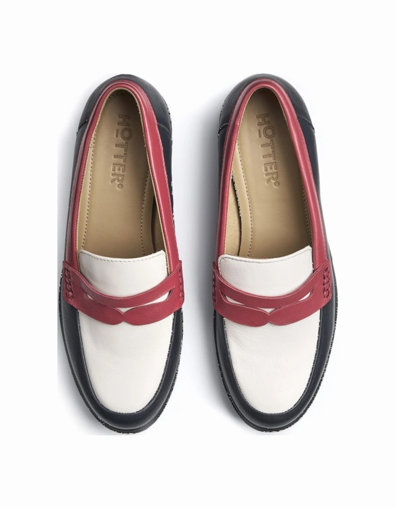 Dorset Womens Penny Style Loafers