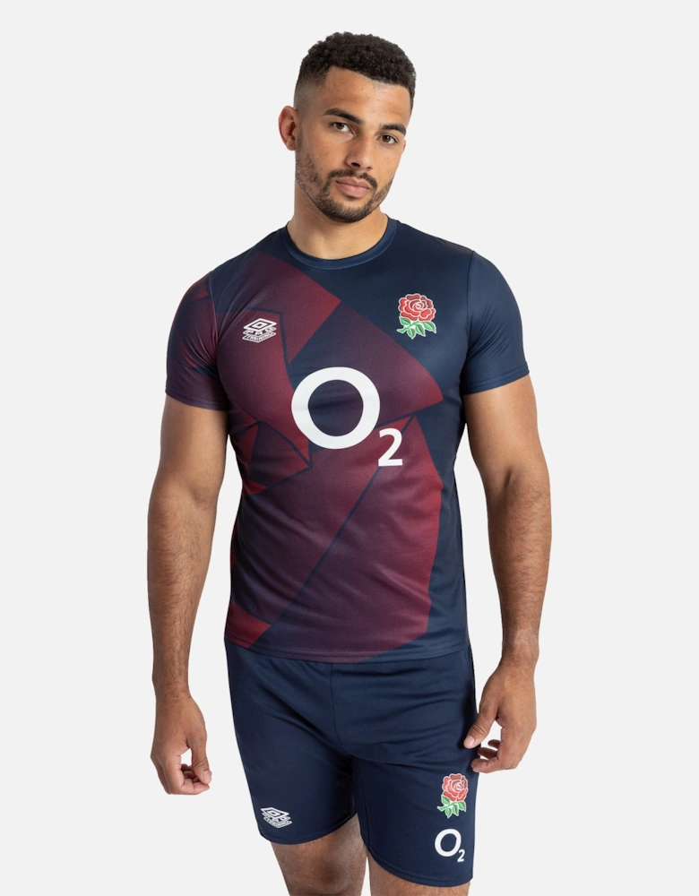 Childrens/Kids 23/24 England Rugby Warm Up Jersey