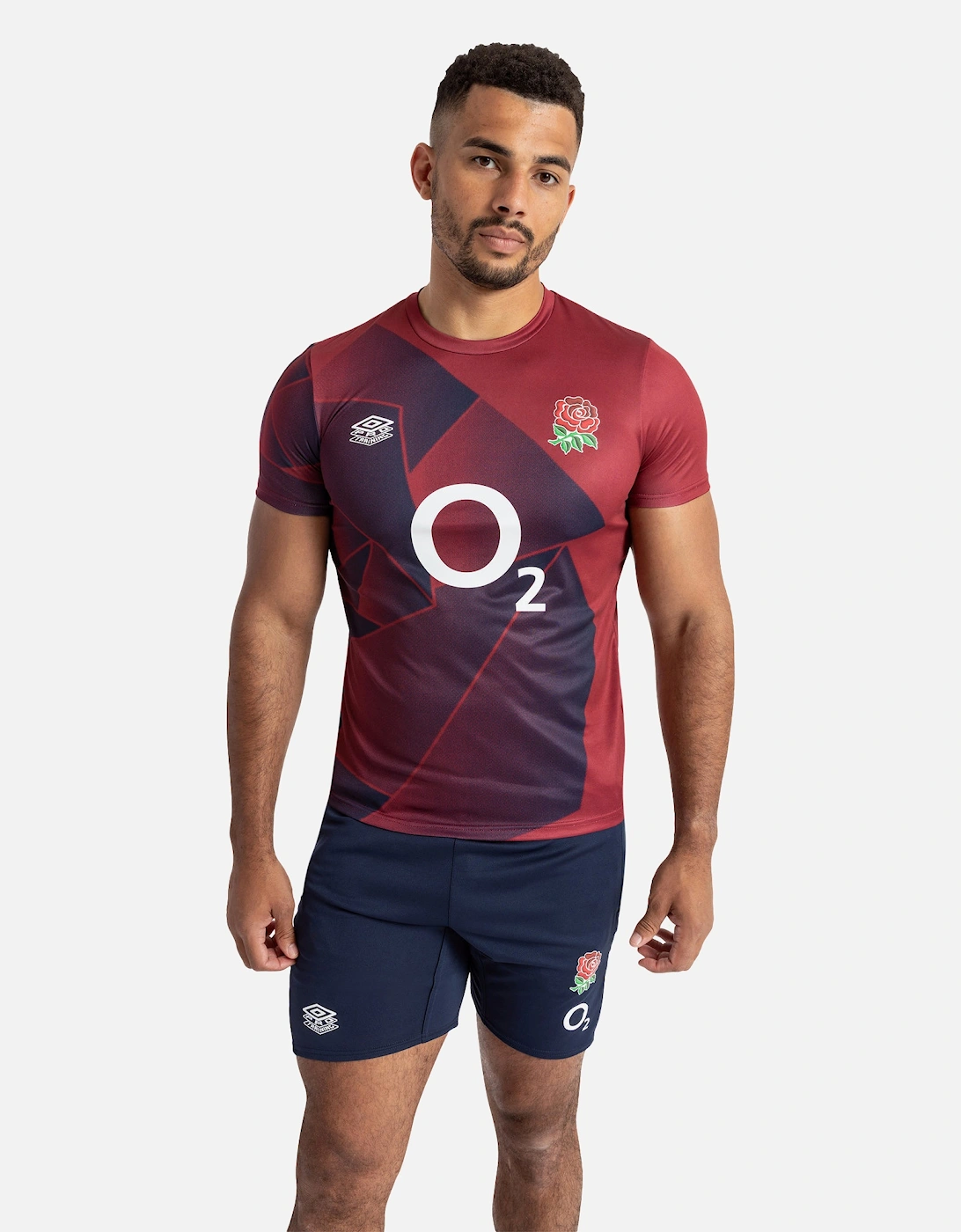 Childrens/Kids 23/24 England Rugby Warm Up Jersey