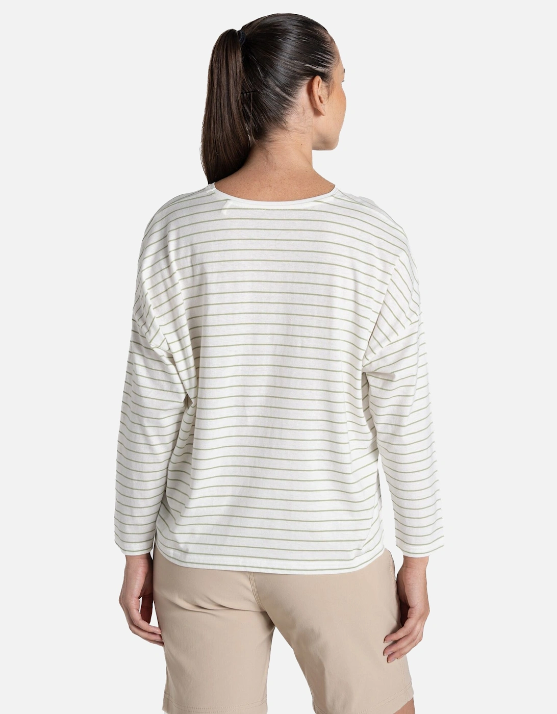 Womens/Ladies Kielder Stripe Long-Sleeved T-Shirt