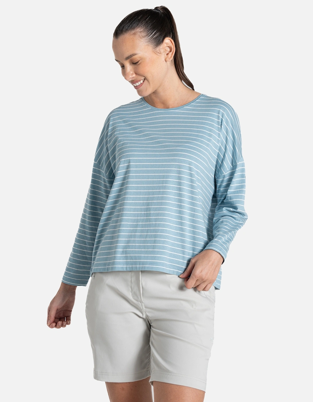 Womens/Ladies Kielder Stripe Long-Sleeved T-Shirt, 5 of 4