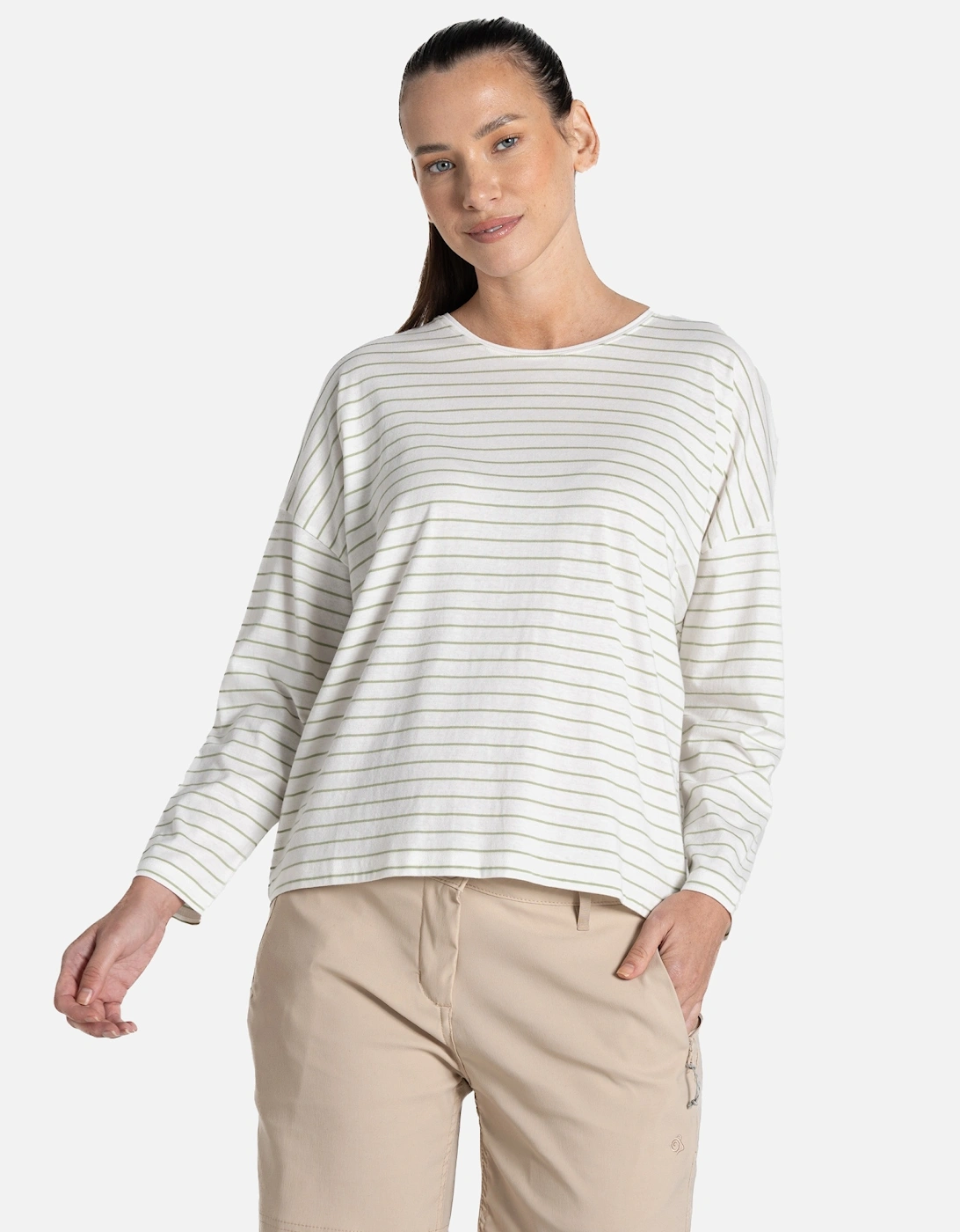 Womens/Ladies Kielder Stripe Long-Sleeved T-Shirt, 5 of 4