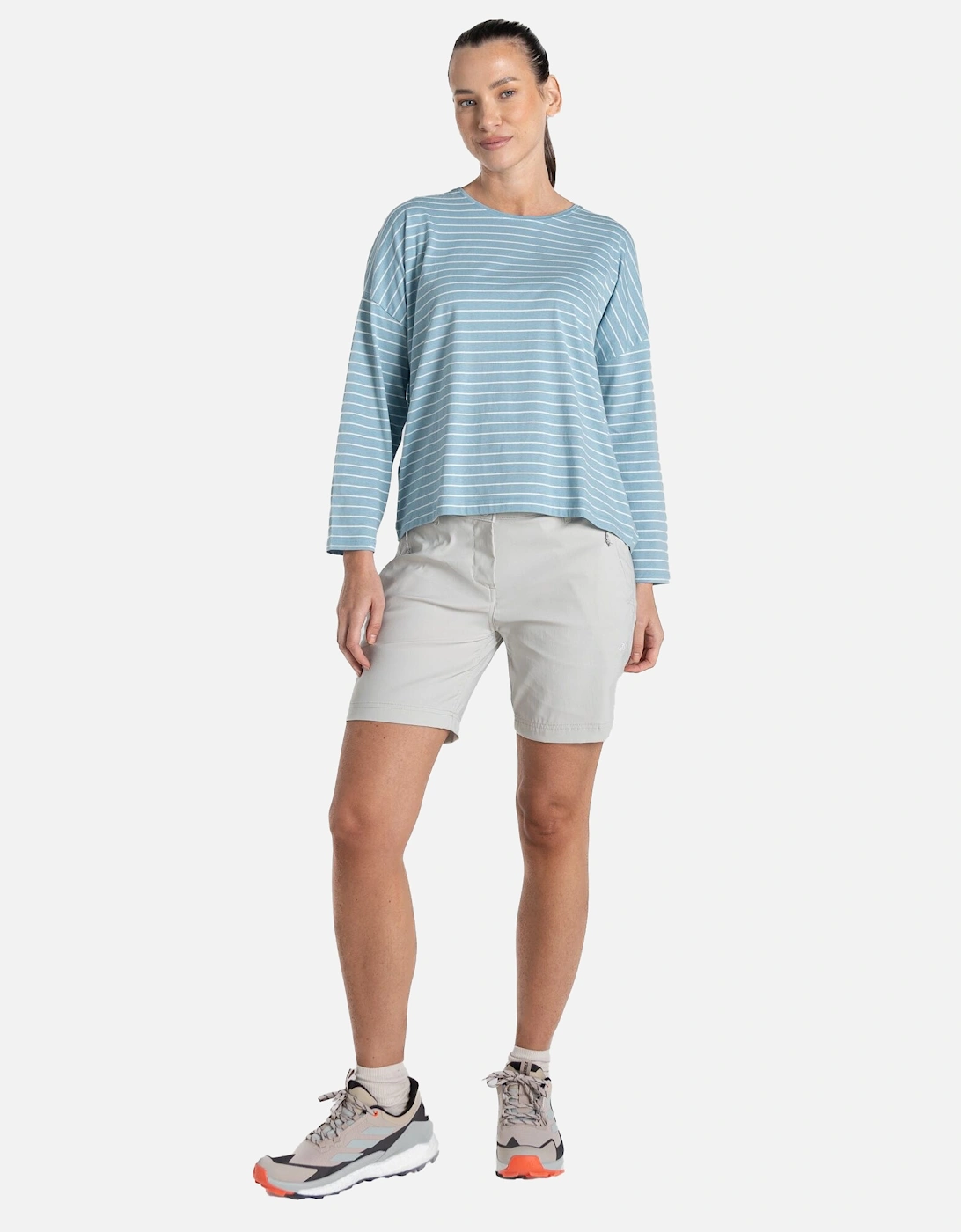 Womens/Ladies Kielder Stripe Long-Sleeved T-Shirt