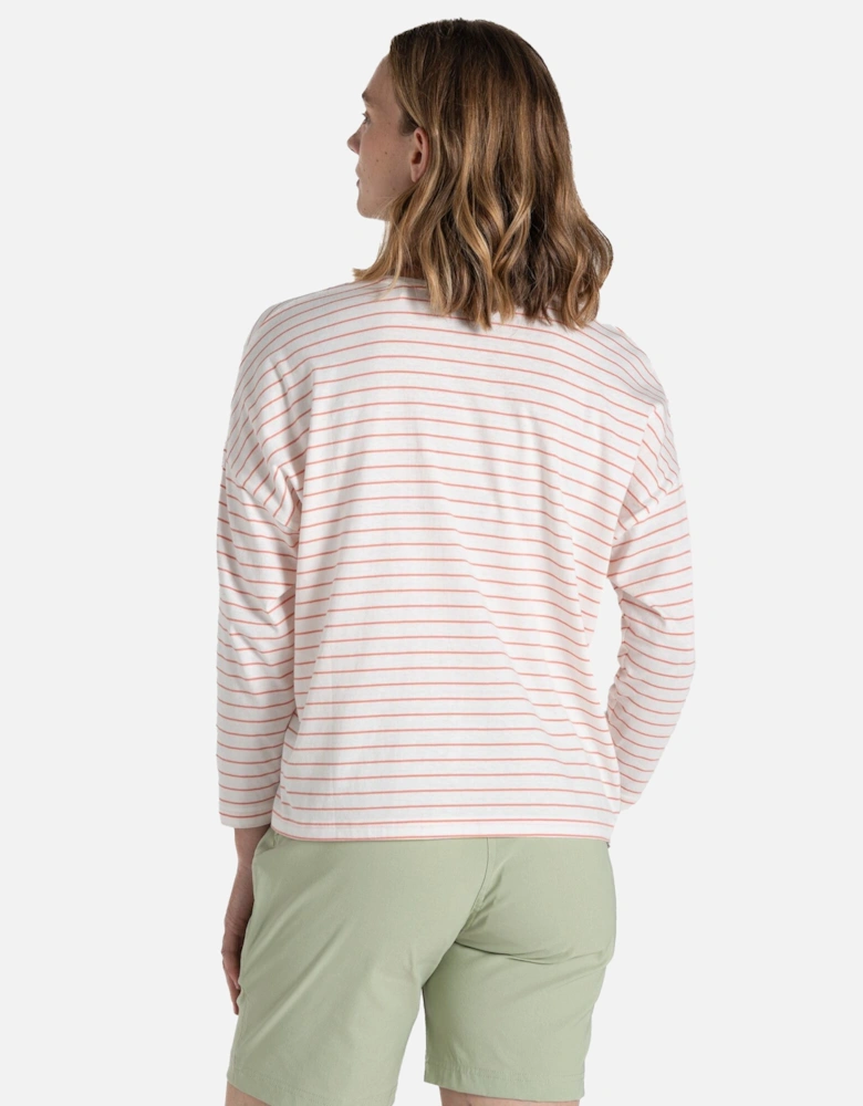 Womens/Ladies Kielder Stripe Long-Sleeved T-Shirt