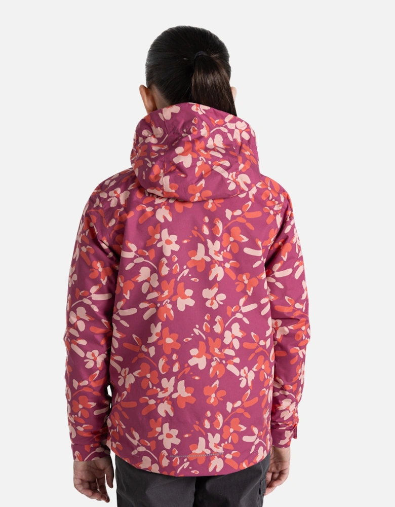 Childrens/Kids Sylvie Floral Waterproof Jacket