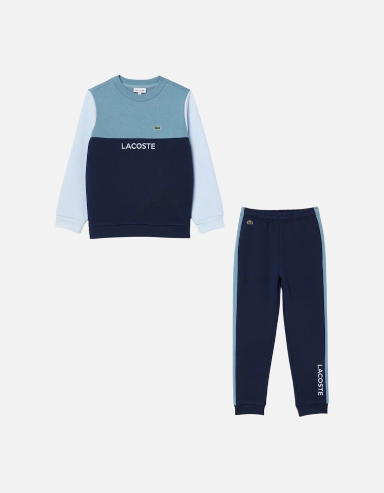 BOYS COLOUR BLOCK TRACKSUIT SJ8451/XJ8454