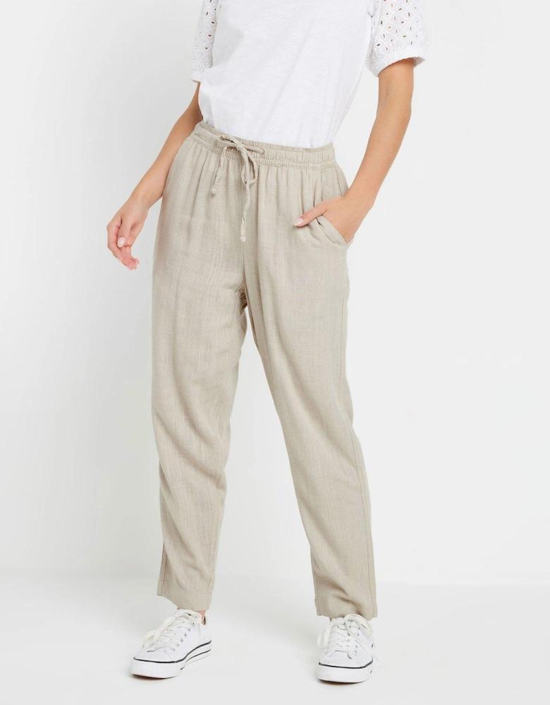 Petite Linen Joggers