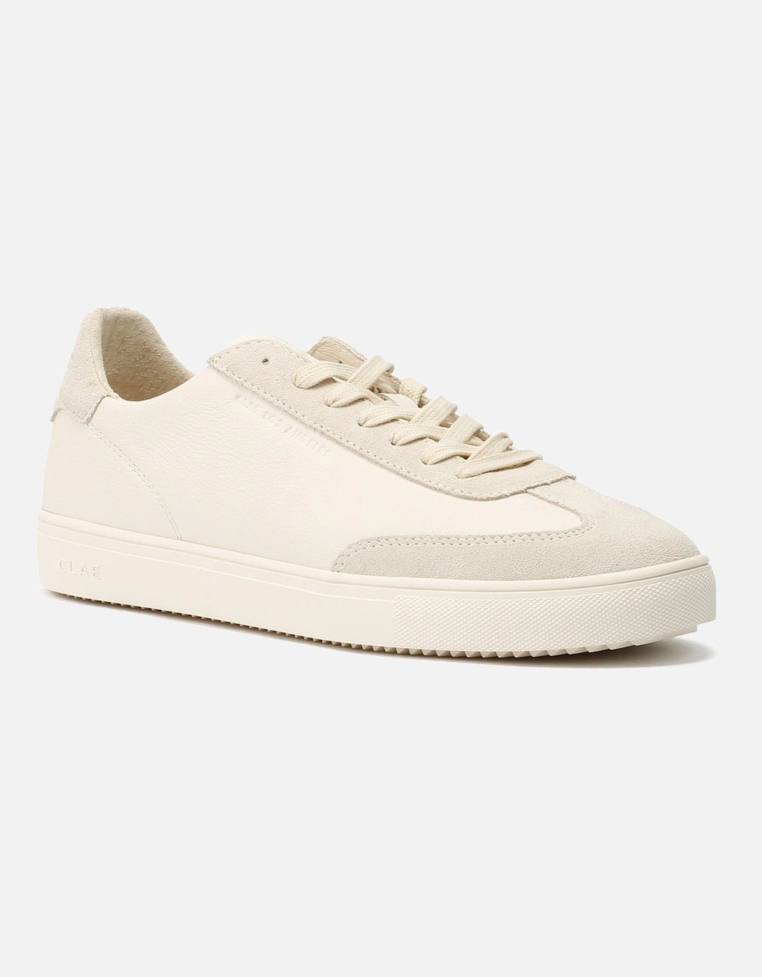 Deane Leather Men's Triple Off White Trainers