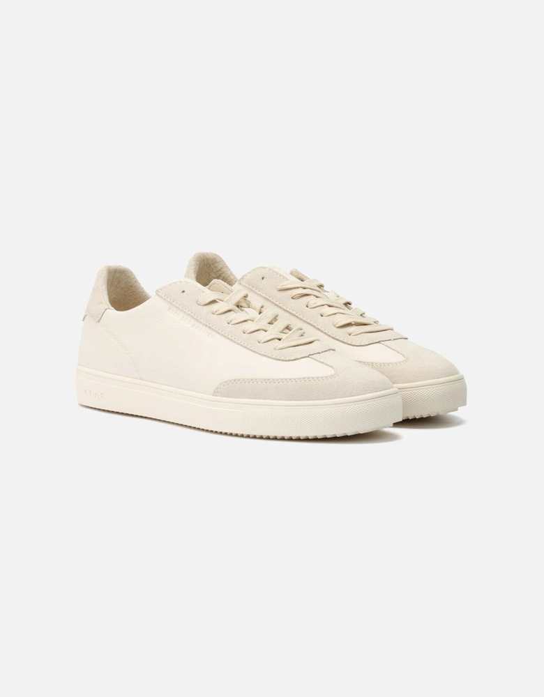 Deane Leather Men's Triple Off White Trainers