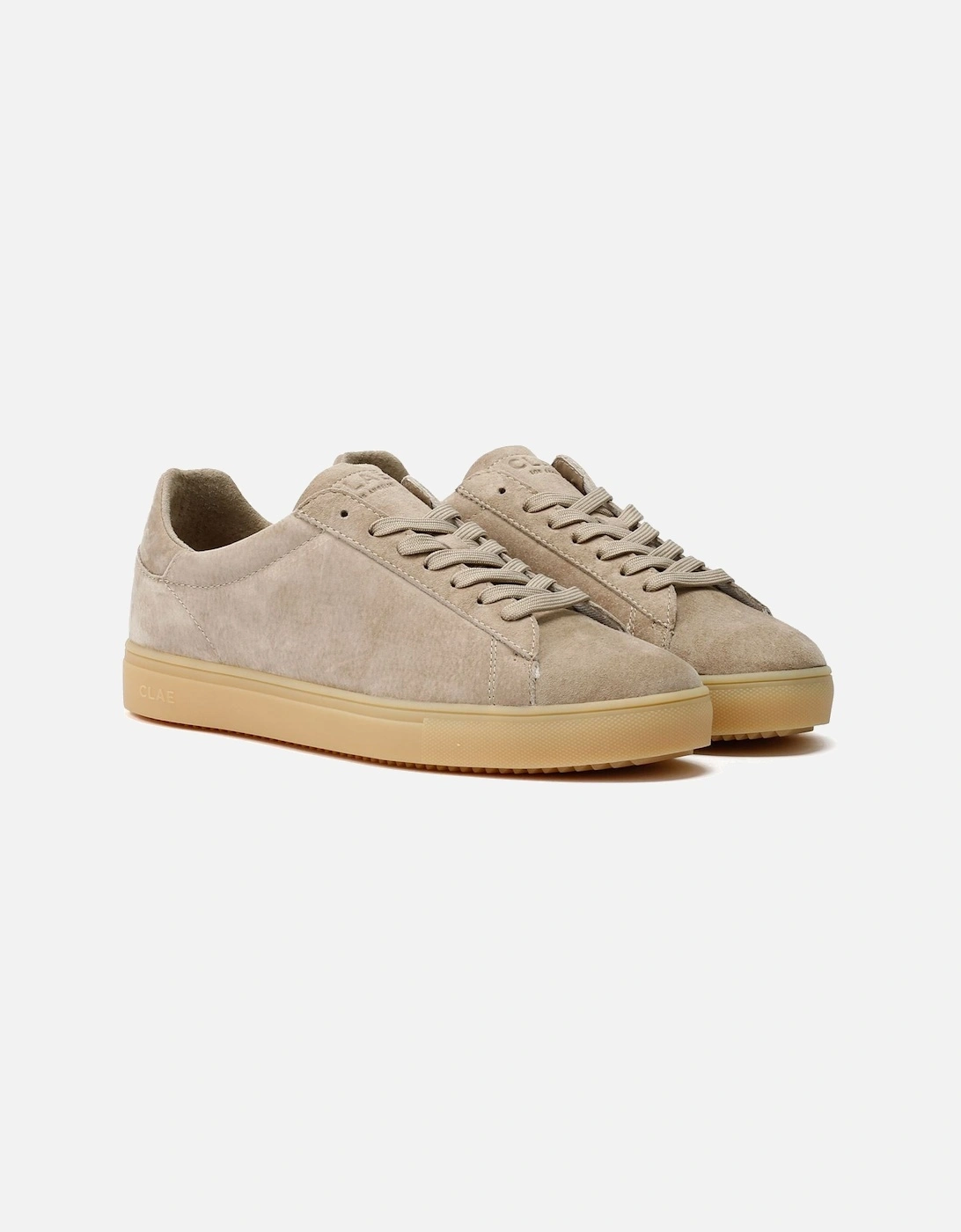 Bradley Suede Men's Cashmere/Natural Gum Trainers, 9 of 8