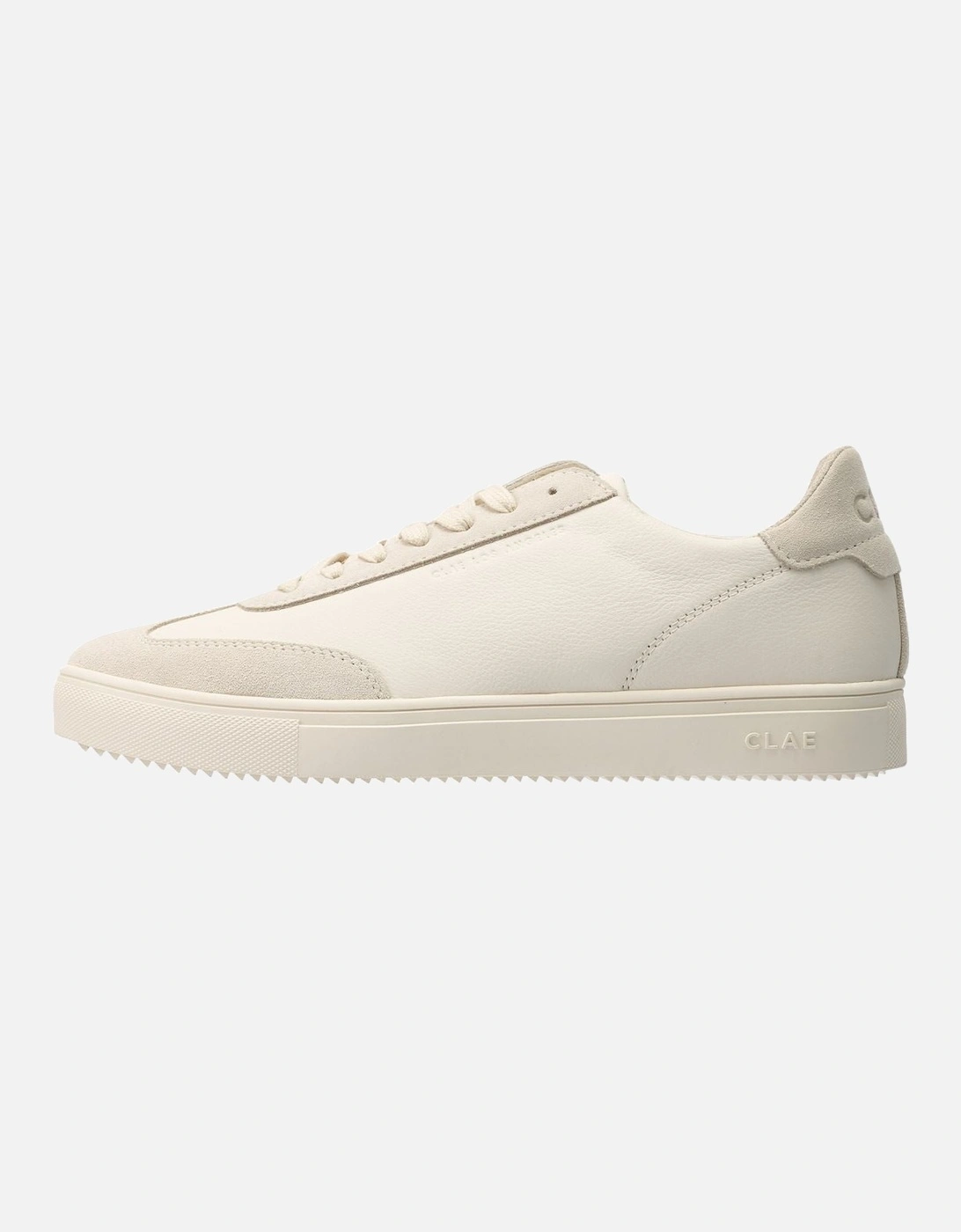 Deane Leather Men's Triple Off White Trainers