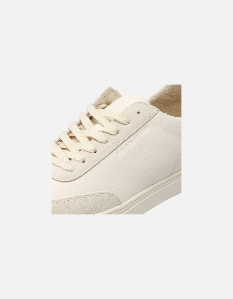 Deane Leather Men's Triple Off White Trainers