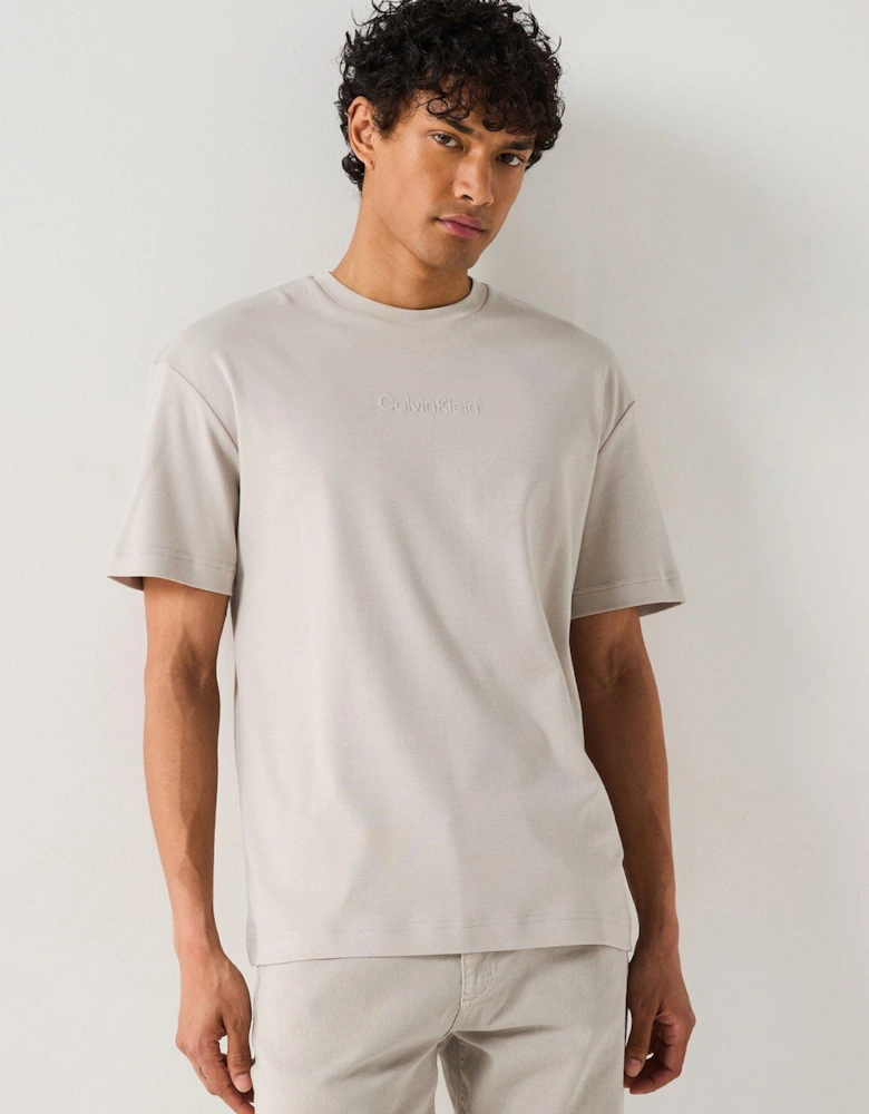 Tech Interlock T-Shirt - Light Natural