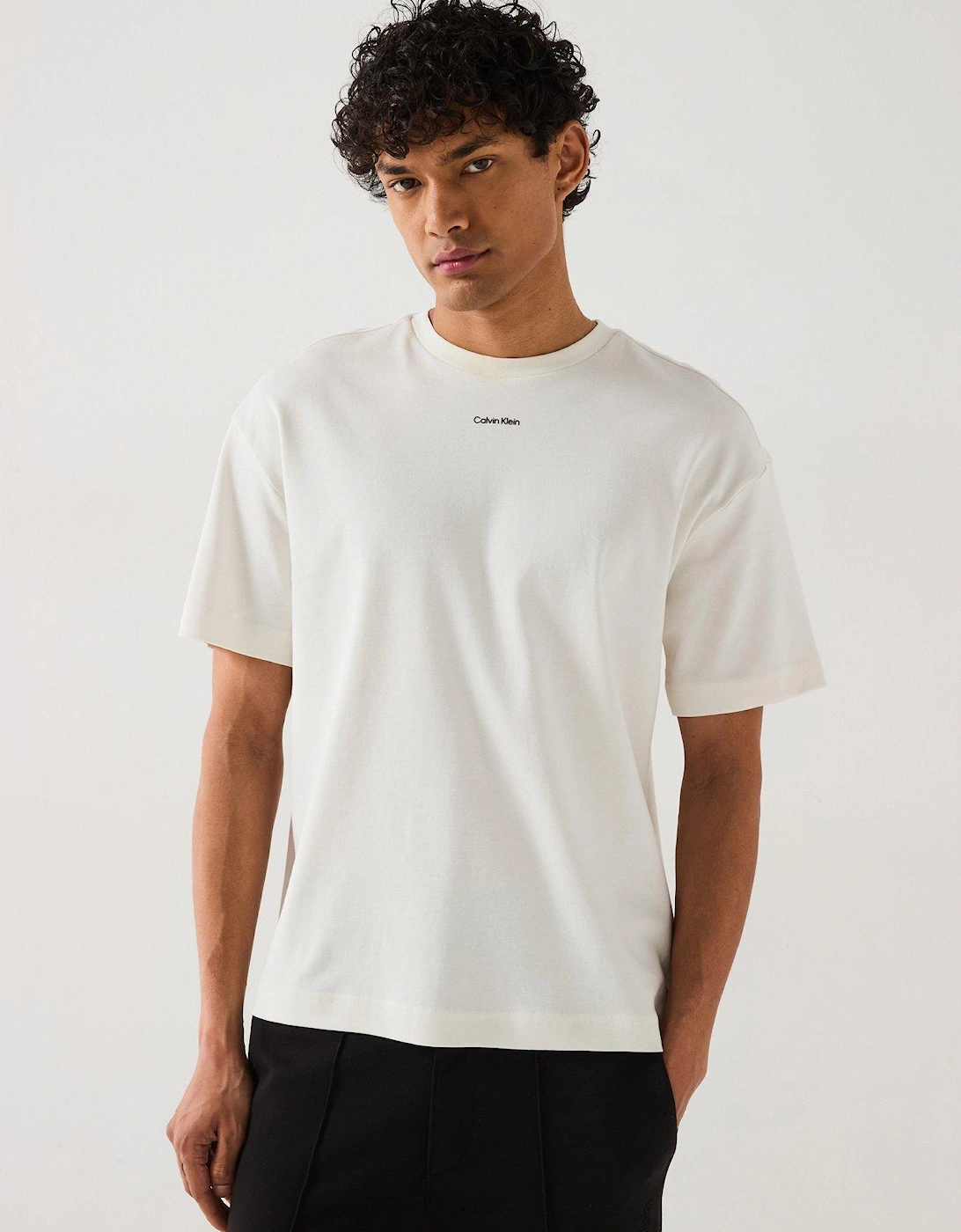 Nano Logo Interlock T-Shirt - Light Natural, 2 of 1