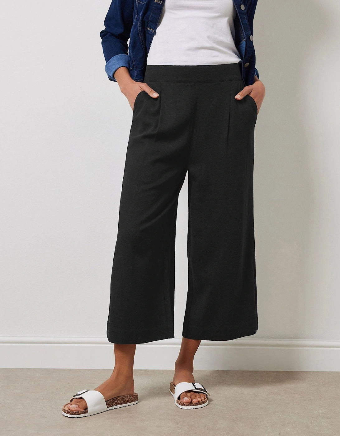 Wide Leg Crop Trouser, 2 of 1