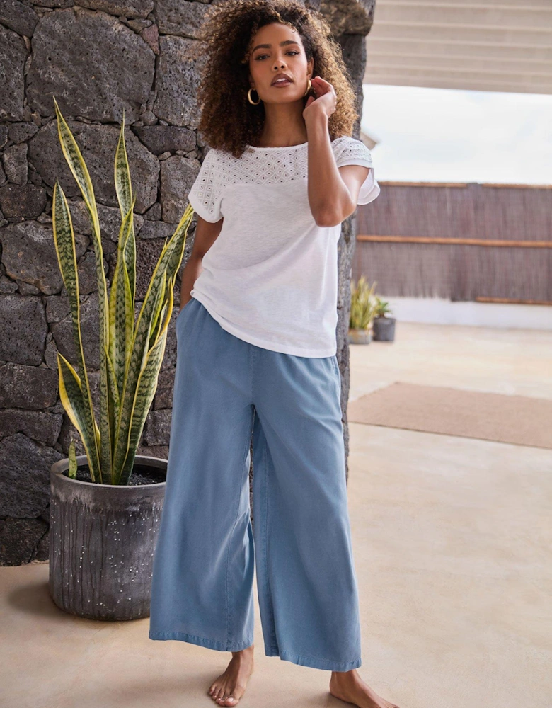 Acid Wash Culotte