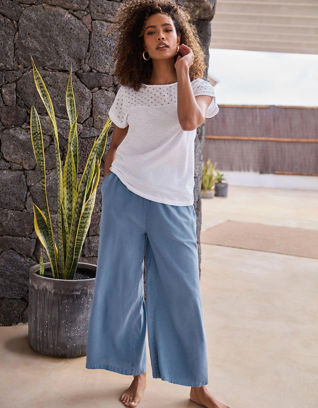 Acid Wash Culotte, 2 of 1