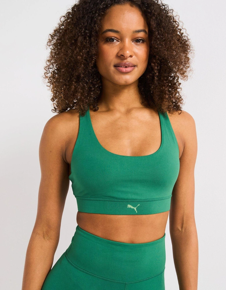 Womens Training Evolve Mid Impact Bra - Green