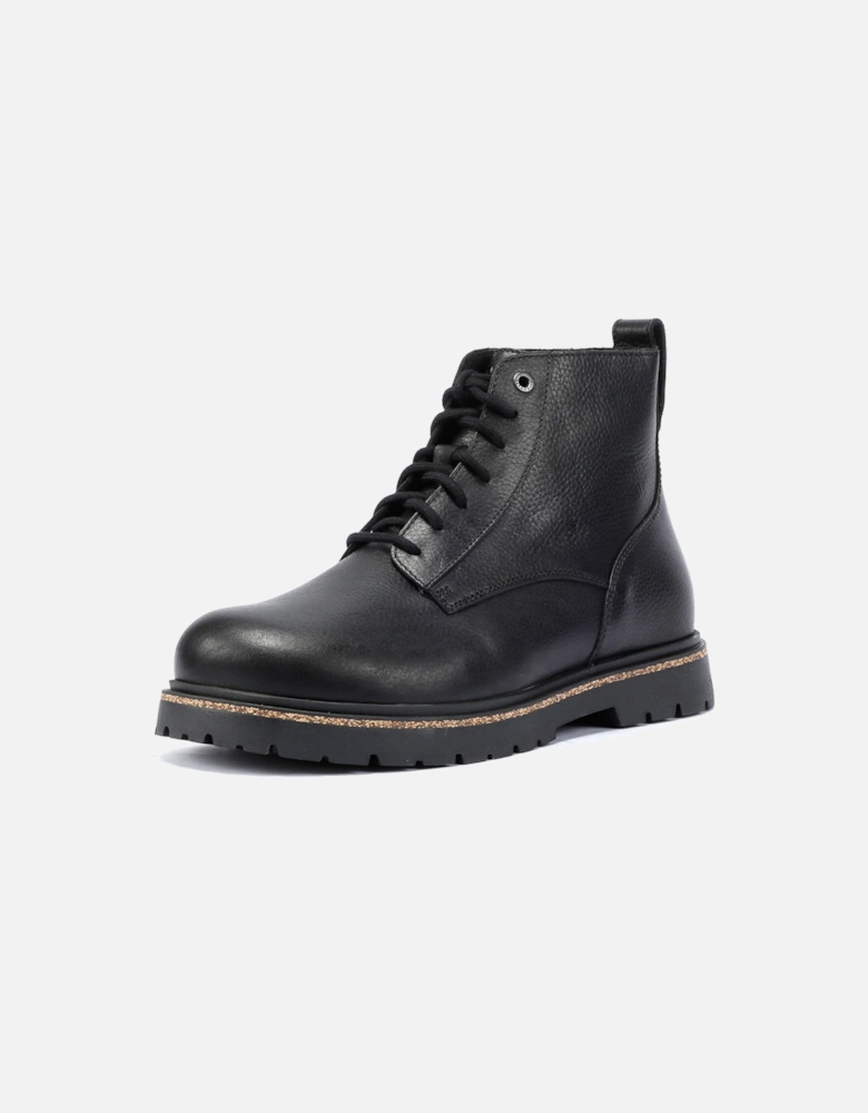 Highwood Lace Mid Leather Men's Black Boots