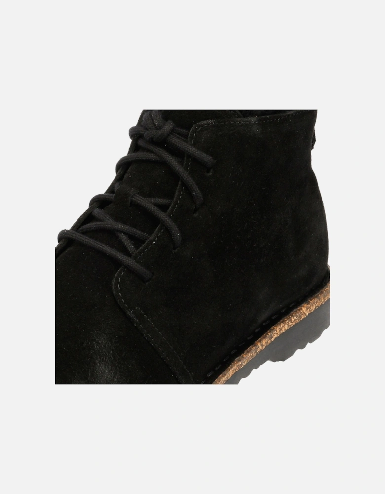 Uppsala Mid Shearling Suede Women's Black Boots