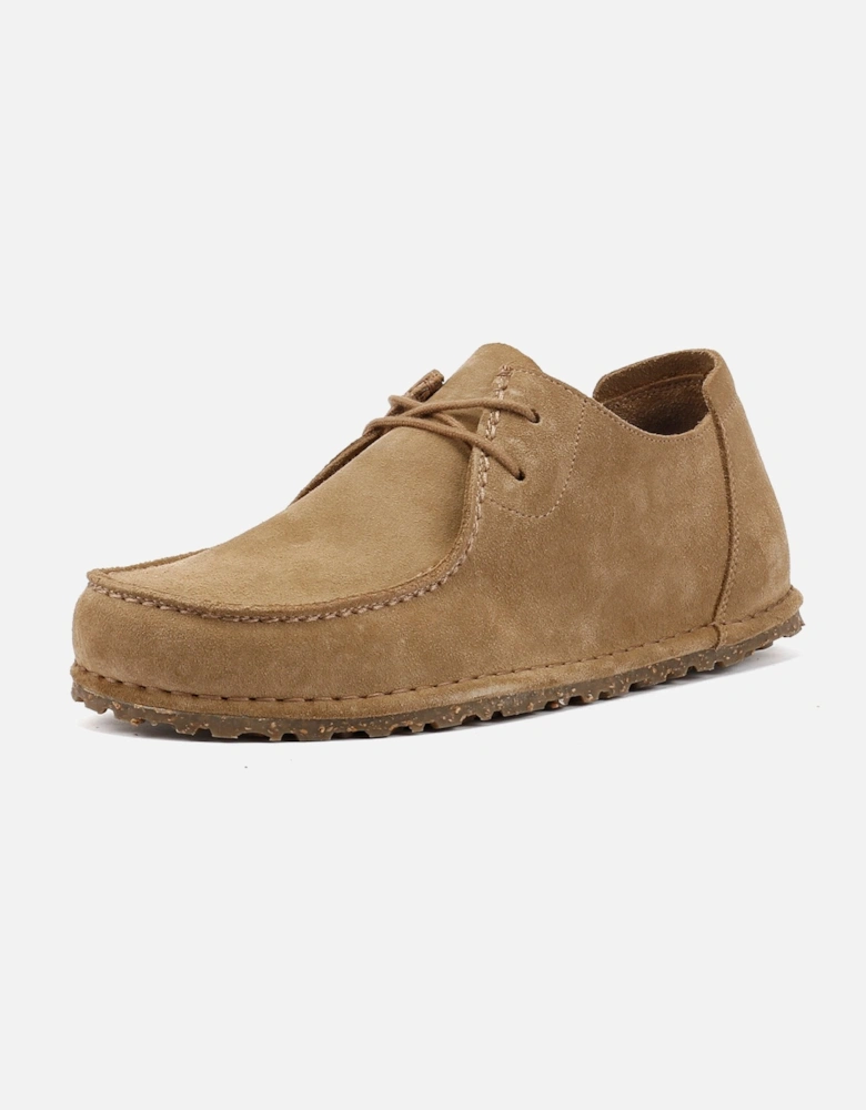 Utti Suede Men's Taupe Lace-Up Shoes