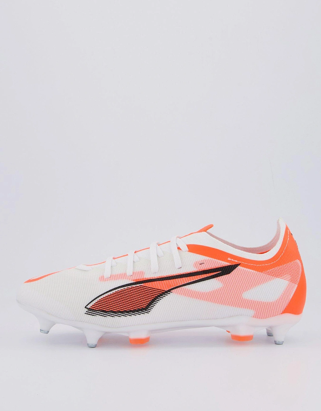 Mens Ultra 5 Match Soft Ground Football Boots - White, 8 of 7