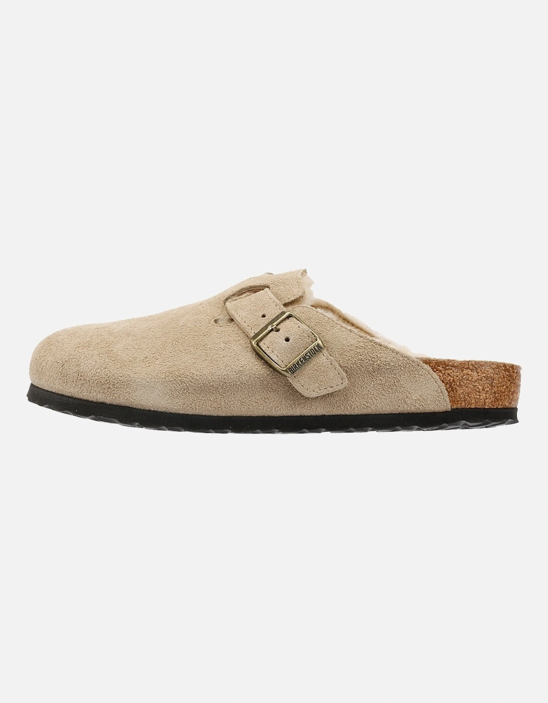 Suede Taupe Clogs