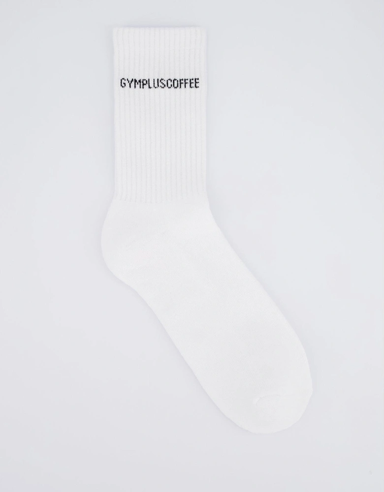 Full Length Everyday Sock - White