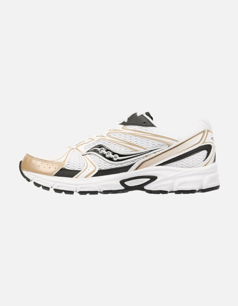 Millennium White/Gold/Black Trainers