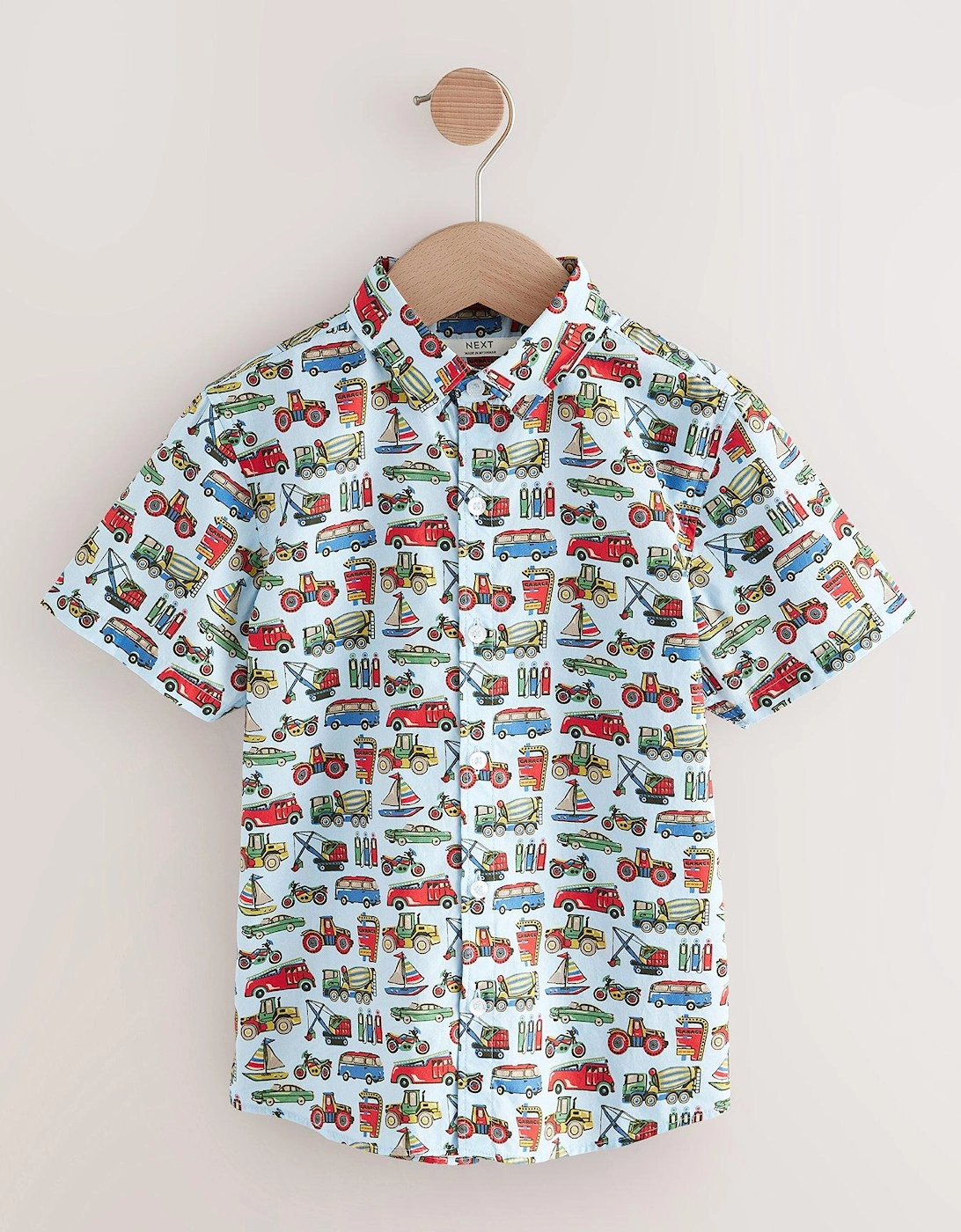 Transport Print Shirt - Blue, 2 of 1