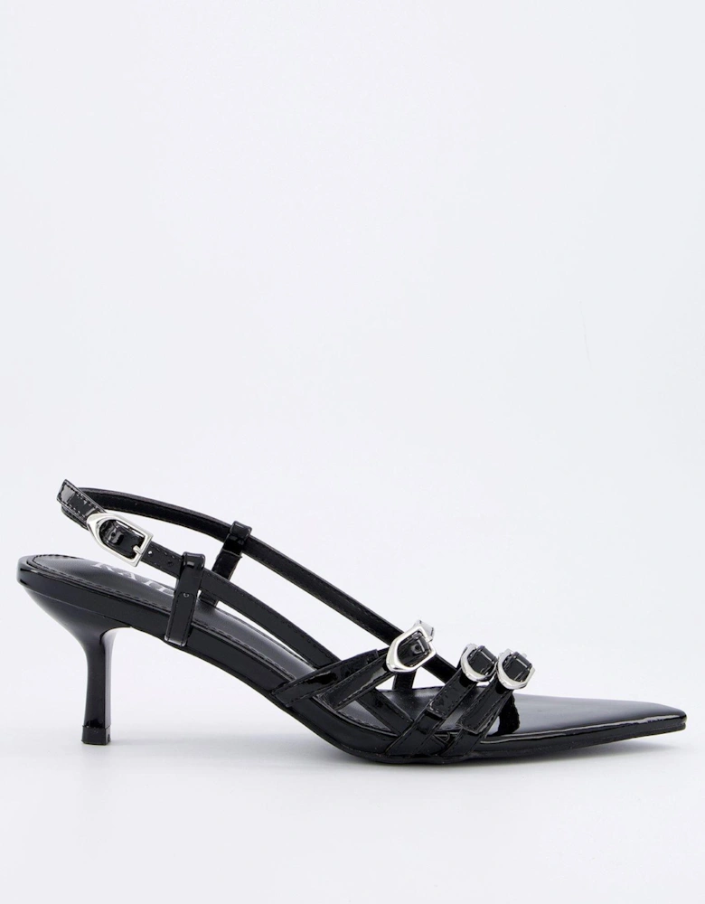 Keoni Sandals - Heel - Black