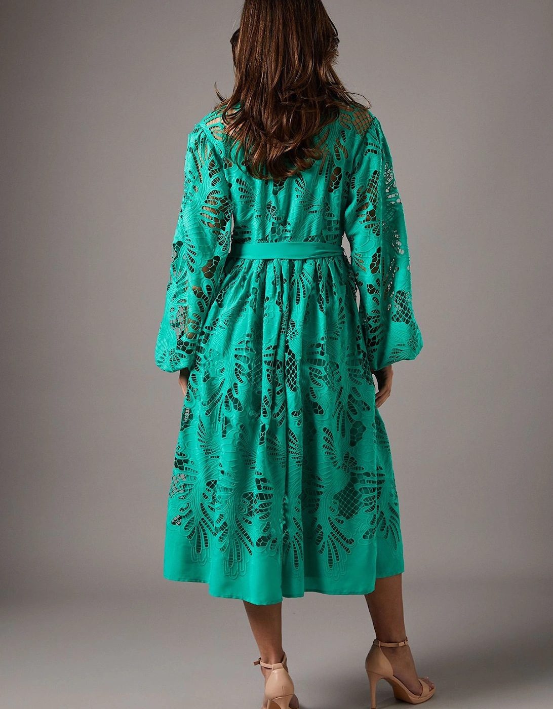 Cutwork Shirt Dress