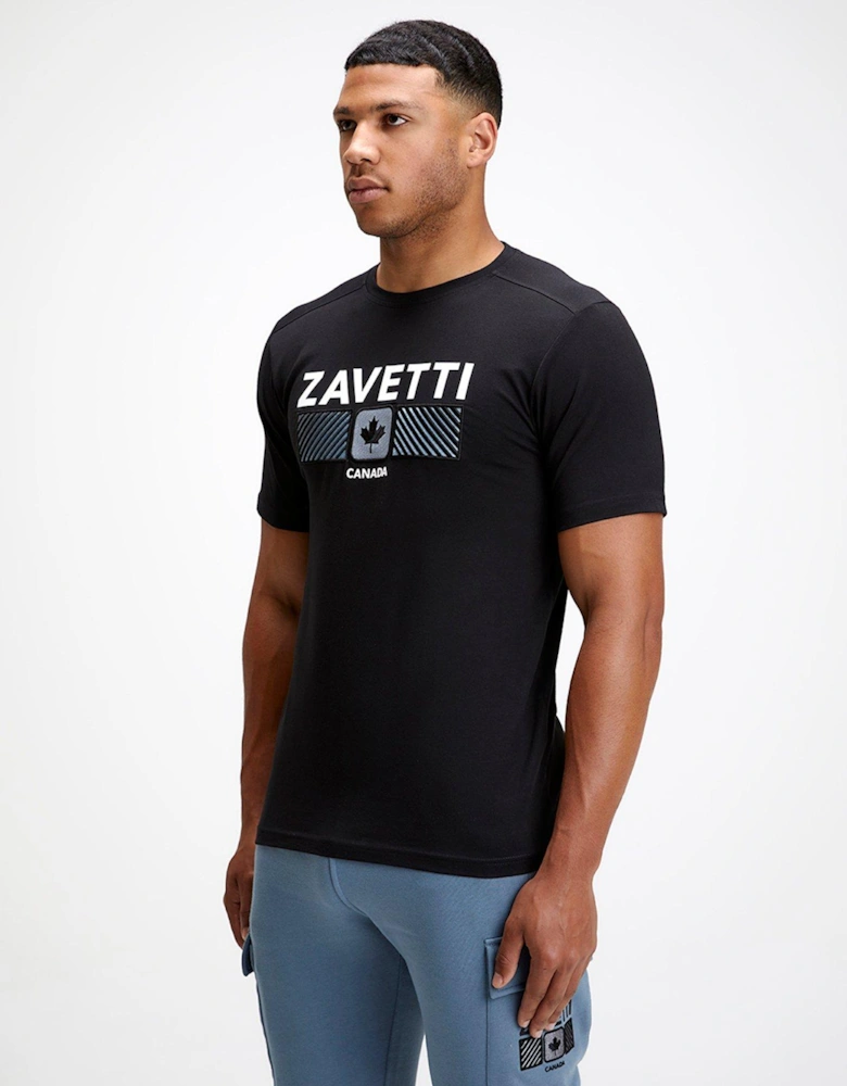 Ovello 20 Chevron T-Shirt - Black