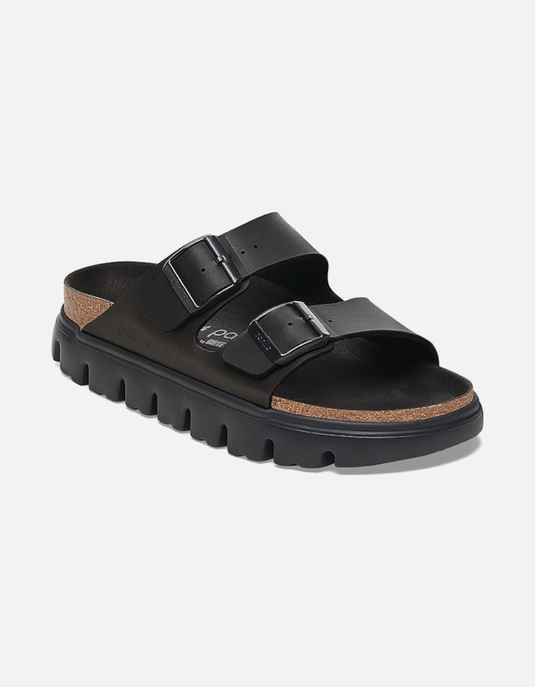 Birkenstock Women's Arizona Chunky Birko-Flor Narrow Fit Black/Black