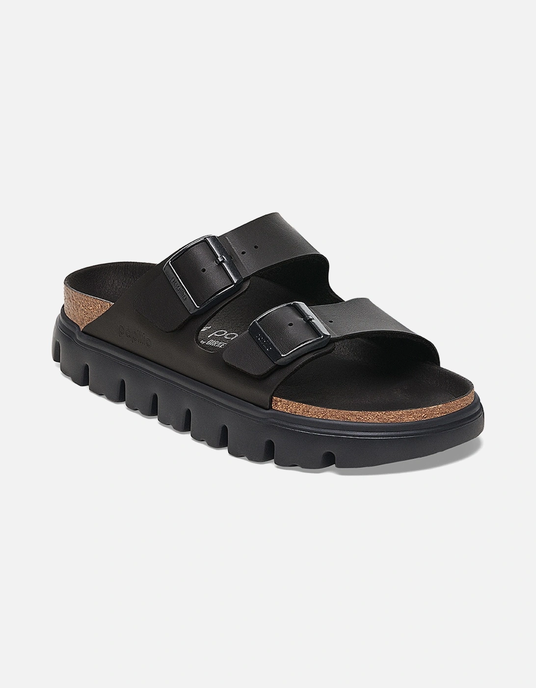 Birkenstock Women's Arizona Chunky Birko-Flor Narrow Fit Black/Black, 4 of 3