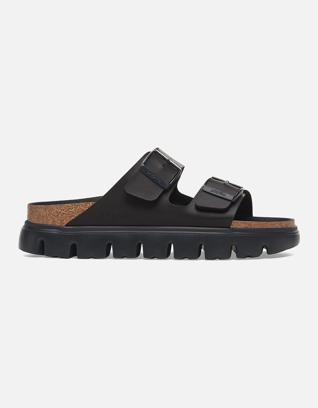 Birkenstock Women's Arizona Chunky Birko-Flor Narrow Fit Black/Black