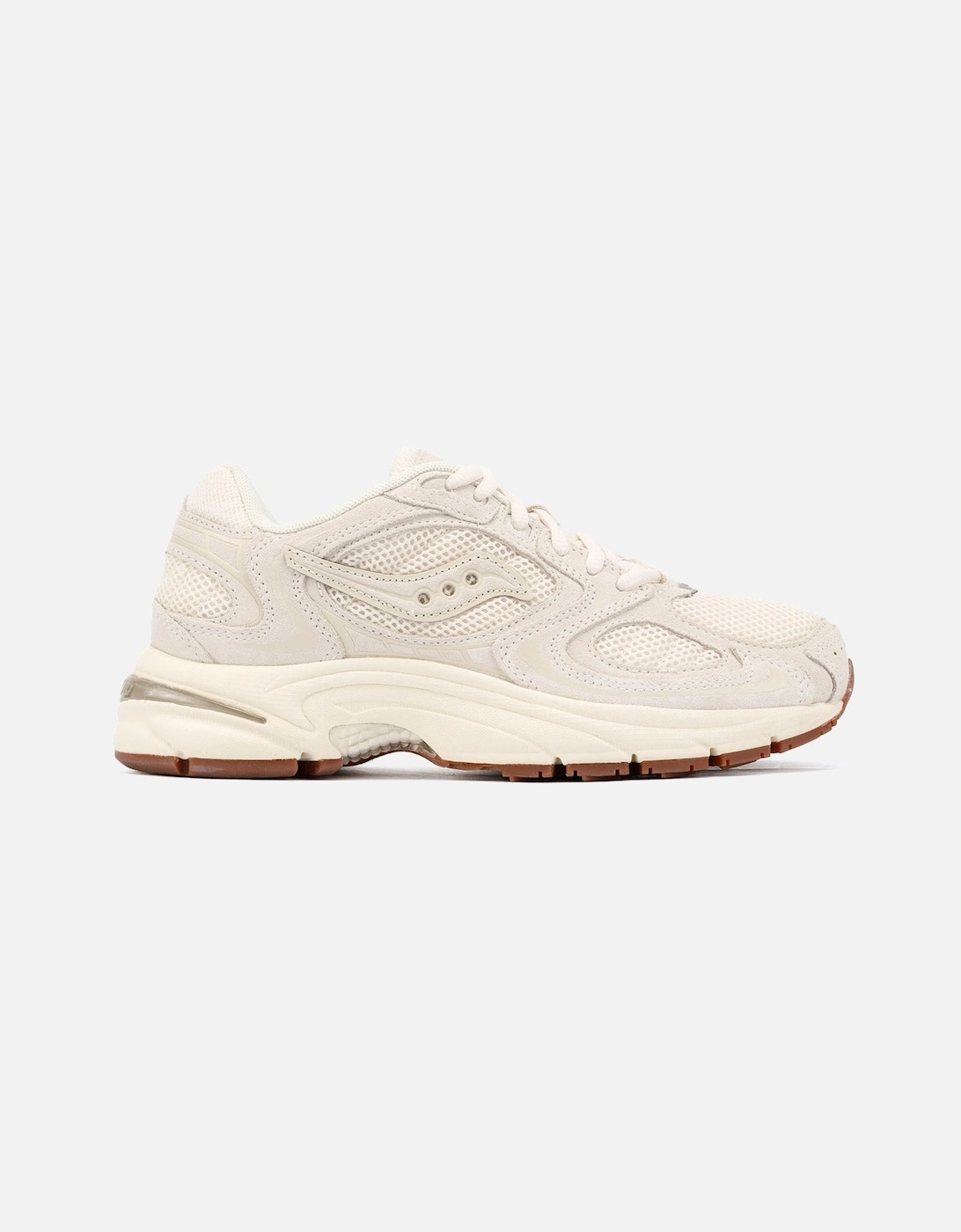 Grid Jazz 9 Suede Ivory Trainers