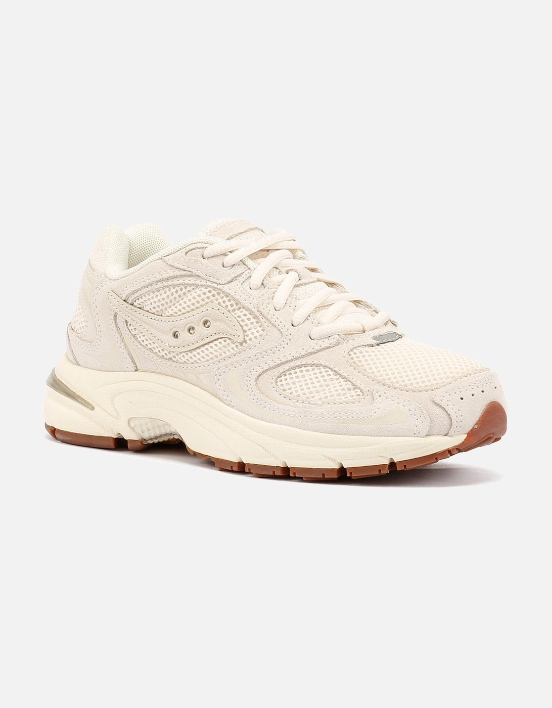 Grid Jazz 9 Suede Ivory Trainers