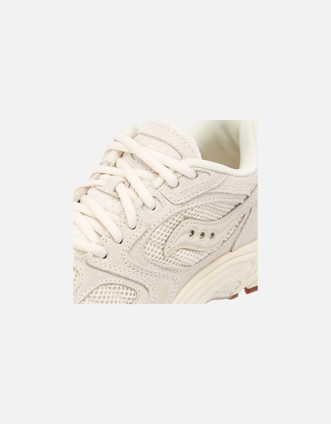 Grid Jazz 9 Suede Ivory Trainers