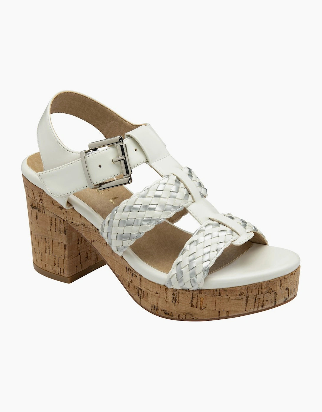 Ravel Women's Rewley Womens Heeled Sandals - White - Size: 6