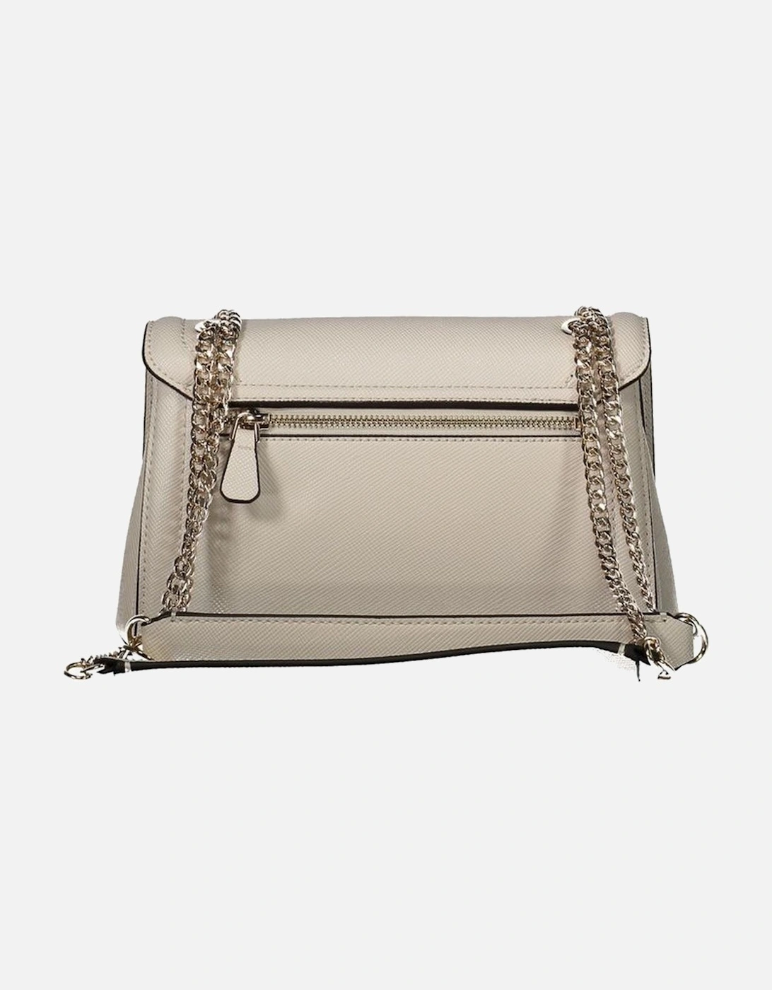 Beige Polyethylene Handbag Women