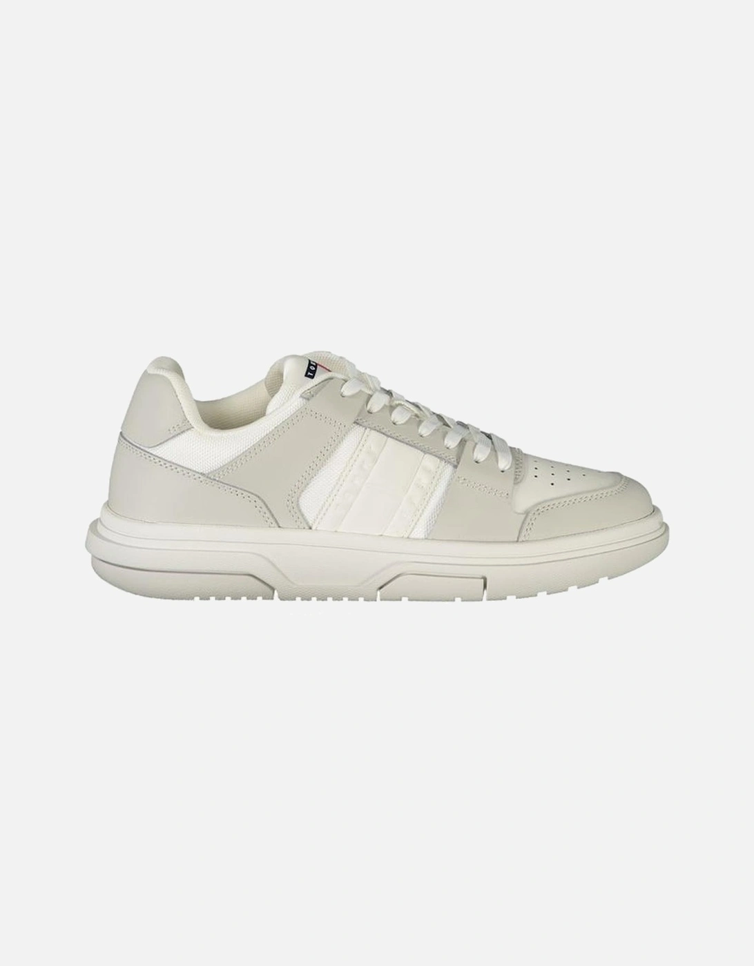 White Polyester Sneaker Women, 4 of 3