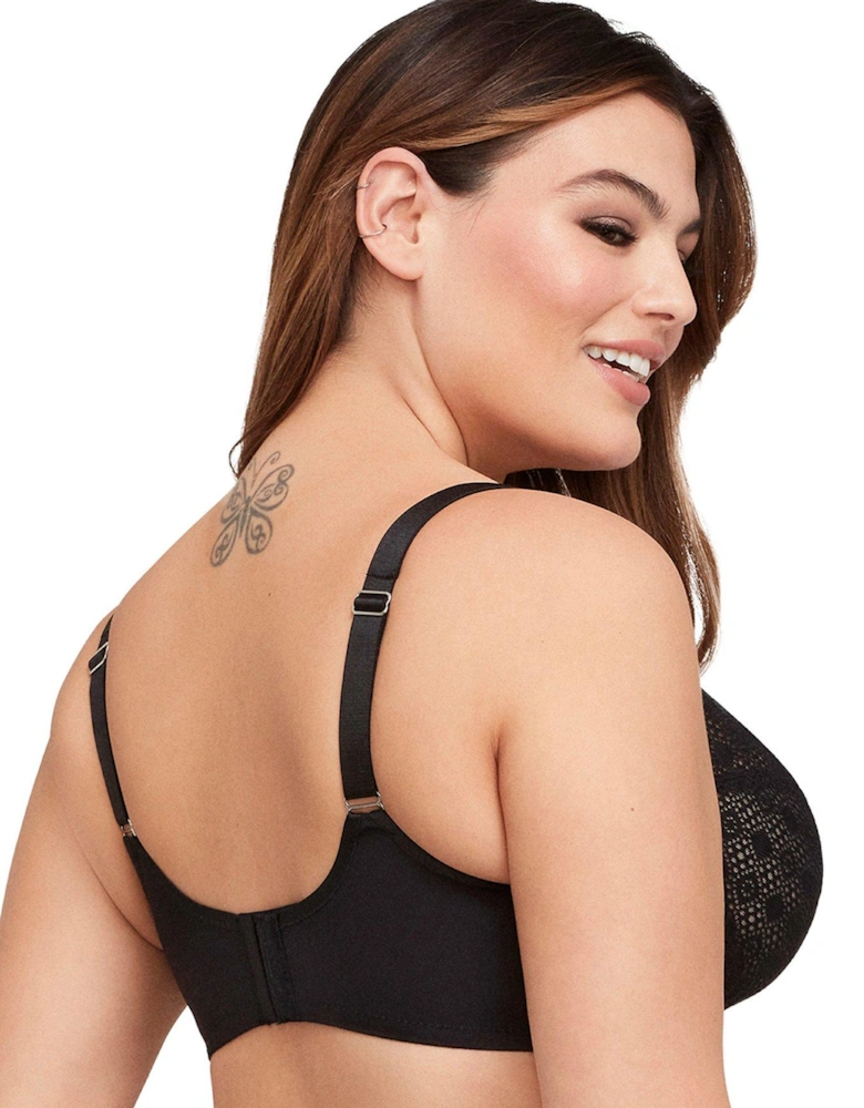 Lace Comfort Wonderwire Bra - Black