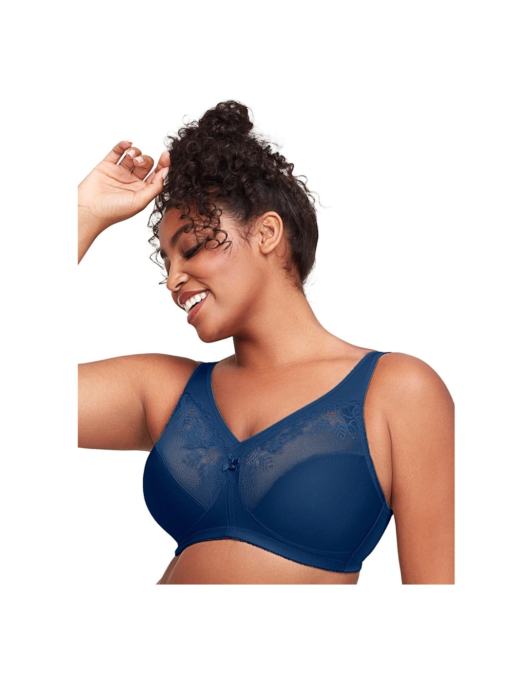 Magiclift Non Wire Minimizer Bra - Blue